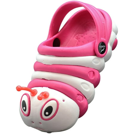 

NORTY Toddler Girls Clogs Female Ankle Strap Sandals White - Runs 2 Sizes Small