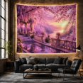 thumbnail image 6 of Idyllic Painting Dreamlike With Fantastical Quality, Mystical Fantasy for Space Lovers, Galaxy Room Decor, Valentine's Day Gift, Tapestry Wall Hanging for Bedroom and Dorm, 6 of 7