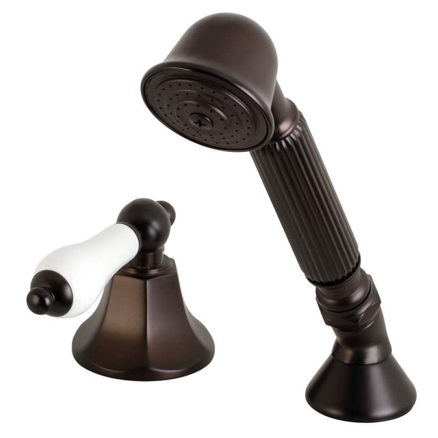 Kingston Brass KSK4305PLTR Transfer Valve Set For Roman Tub Filler, Oil Rubbed Bronze