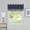 Navy, variant on PowerSellerUSA Dakota Double White Bands Window Kitchen Valance, 58W x 14L inches Curtains Valance with Tab Top Holding, Polyester Material Short Window Curtain Valance for Kitchen Decor, Grey