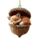 thumbnail image 2 of Lekihaqq Forest Animal Christmas Ornaments, Acrylic Tree Decorations, Holiday Decor, Festive Animal Print Ornaments, Woodland Theme Christmas Decor, Wildlife Holiday Tree Hanging Decorations, 2 of 7