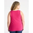 thumbnail image 3 of Terra & Sky Women’s Plus Ribbed Tank Top, Sizes 0X-5X, 3 of 5