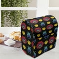 thumbnail image 3 of Folk Art Stand Mixer Cover, Traditional Polish Ornamentation Art Image with Floral Details, Kitchen Appliance Organizer Bag Cover with Pockets, 5 Quarts, Charcoal Grey and Multicolor, by Ambesonne, 3 of 4