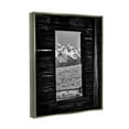 thumbnail image 4 of Stupell Industries Mountain in Cabin Window Landscape Photography Gray Floater Framed Canvas Art Print Wall Art, 17 x 21, 4 of 10