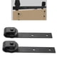 thumbnail image 5 of Polea De Puerta Corredera, Polea De Puerta De Granero De Acero Al Carbono, Armario De Dormitorio Silencioso Para Cocina De Sala De Almacenamiento Ccdes Barn Door Pulley, 5 of 8