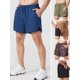 thumbnail image 4 of Pantalones cortos deportivos para hombre para correr de secado rápido con forro 2 en 1 con bolsillos MABOTO Azul real/XL, 4 of 7