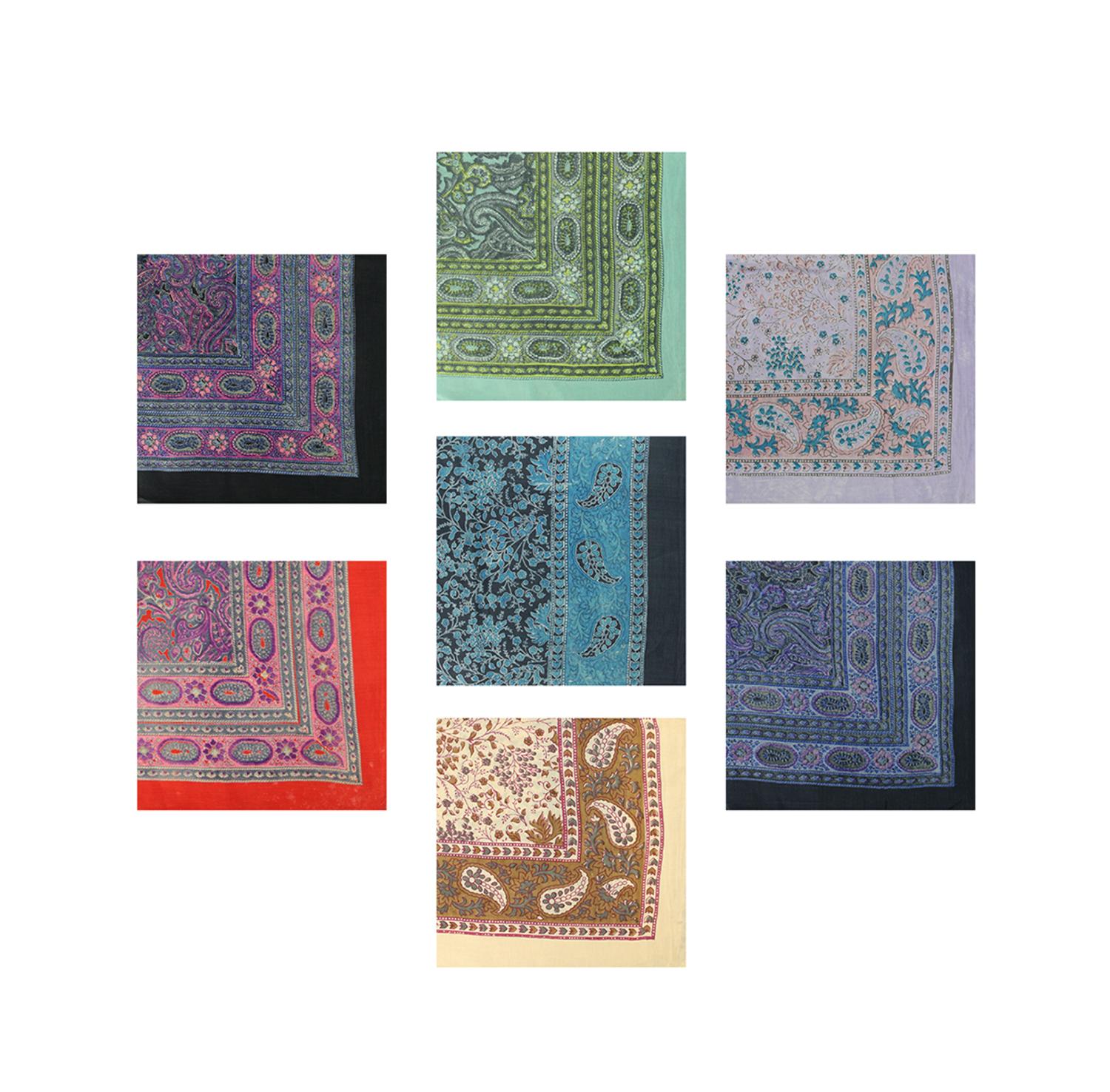 Club Pack of 12 Adult Women's Contemporary Colorful Stylish Large Scarf Shawls