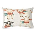 thumbnail image 2 of Pillow Case Plush Pillow Cute Milch Cow Case standard size/King size/Queen size Bed Pillow Pillowcases, 2 of 9