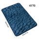thumbnail image 4 of Injueey Alfombrilla de baño de secado rápido, gruesa, lavable, absorbente, para baño, gran alfombrilla de baño para entrada de baño, Juegos de accesorios de baño Azul oscuro 45x70cm, 4 of 6
