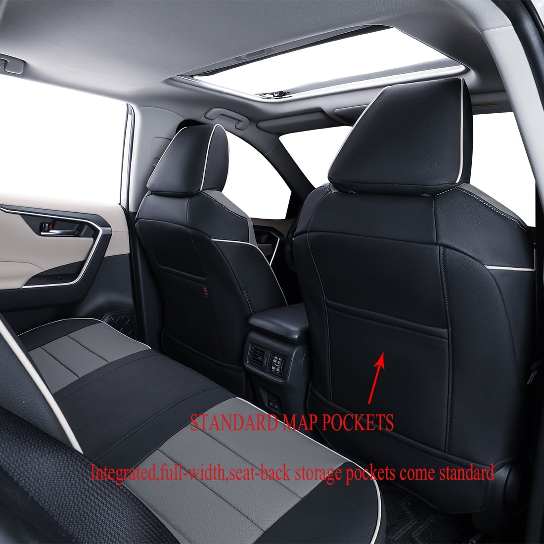 CDEFG Compatible with VW Tiguan 2 2016-2022 2023 / Seat Tarraco FR Armrest  Cover Scratch Protection Centre Console Faux Leather Armrest Box Cover Car  R Line Tarraco Accessories (Black Line) : : Automotive