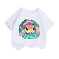 thumbnail image 1 of Tenue de Mode pour Tout-Petit Fille Tout-Petit T-Shirts à Manches Longues Fille Mignon Mode Imprimé Confortable Col Rond T-Shirt à Manches Courtes Été Décontracté Ample T-Shirt Hauts, 1 of 4