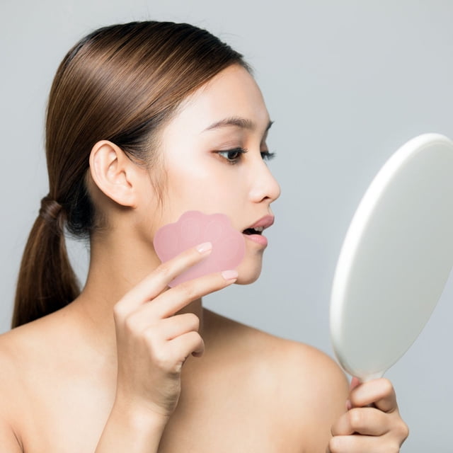 UPOUART 8Ud Puff Facial Rosa Para Limpieza Y Exfoliación Y Practica