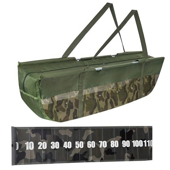 CENL Heavy Duty Fish Bag for Weighing and Measuring Foldable and Easy to Carry