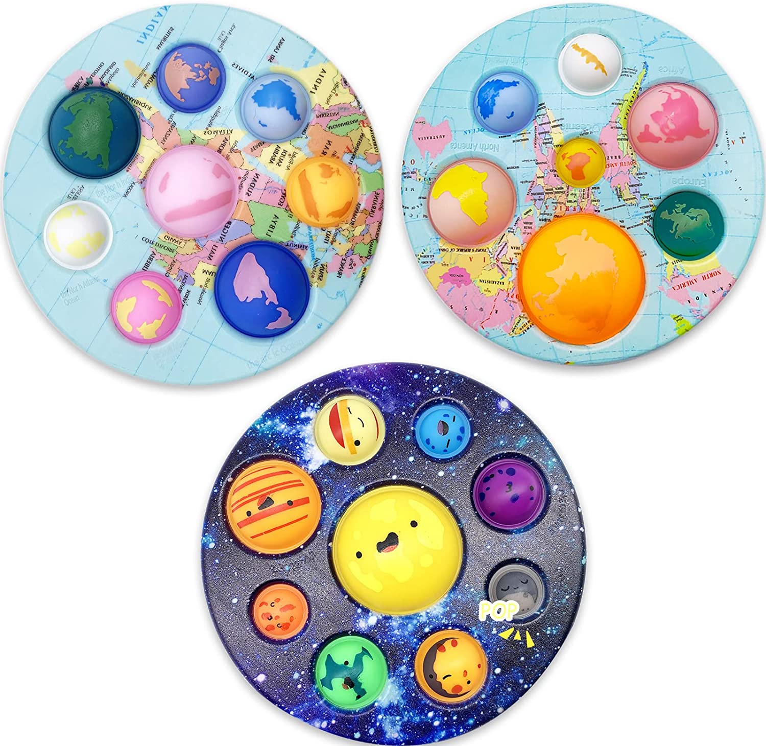 CPDD Simple Dimples Fidget Toy 3 Pack 