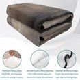thumbnail image 4 of King Quilt Set 96''x106'', Brown Lightweight Summer Bedspread Coverlet Set with 2 Pillow Shams, Modern Abstract Art Ombre Oil Painting Breathable All Season Quilt Bedding for Bedroom/Guest Room, 4 of 9