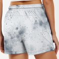 thumbnail image 4 of Puntoco Pantalones cortos casuales para mujer Pantalones cortos casuales estampados sin estiramiento de cintura alta a la moda para mujer, 4 of 5