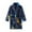 Blue, variant on Toddler Bath Robe Kids Toddler Cartoon Hooded Plush Robe Animal Pajamas Fleece Bathrobe Children Sleepwear Light Pink Size,4-5 Years