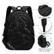 thumbnail image 3 of Balery Black Marble Texture Abstract Mochila con carga USB para hombre y mujer - Mochila impermeable y antirrobo para laptop con puerto USB para viajes, trabajo, 3 of 7