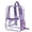 ZC Purple, variant on WAYUTE Kids Backpack Clear Backpacks with Multiple Pockets and Large Capacity Transparent Schoolbag Waterproof Bookbag Casual School Activities