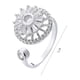 thumbnail image 3 of Fiudx Anillos para Aliviar La Ansiedad, Fidget Spinner de Aleación de Cobre, Antiestrés Giratorio Galaxy, Anillo de Diamantes para Mujer, Ayuda para La Gestión Emocional, La Concentración y El Autocu, 3 of 6
