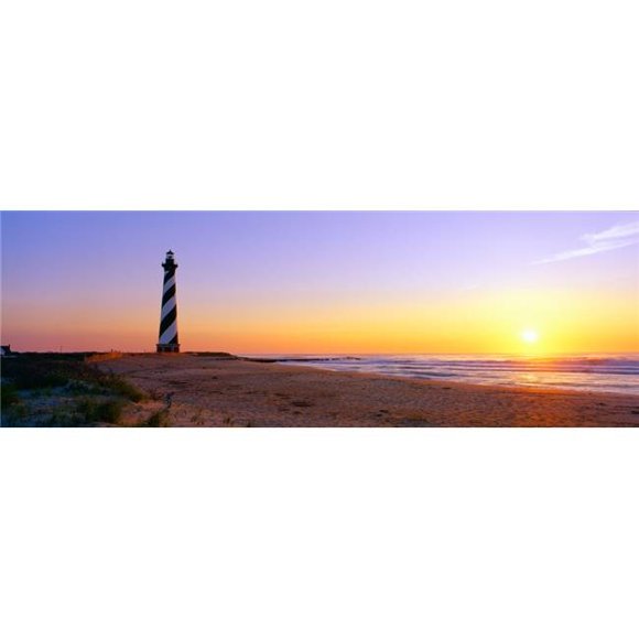 Panoramic Images PPI160494S Cape Hatteras Lighthouse Cape Hatteras North Carolina Poster Print, 27 x 9