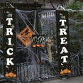 thumbnail image 5 of Halloween Outdoor Decoration-Trick or Treat Banner Halloween Hanging Sign for Front Door Display, 5 of 5