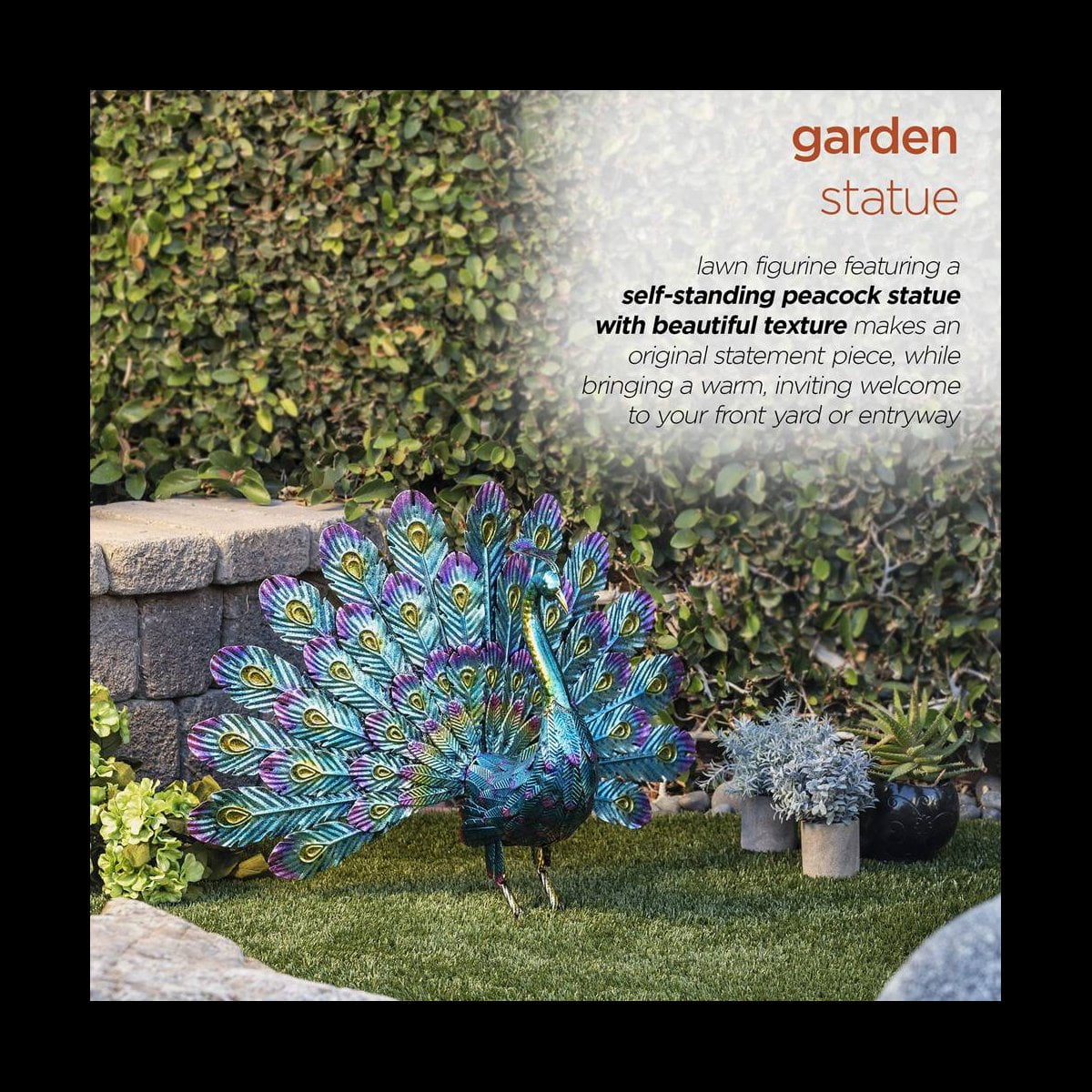 Metallic Statue Outdoor Art Decoration Garden Statue