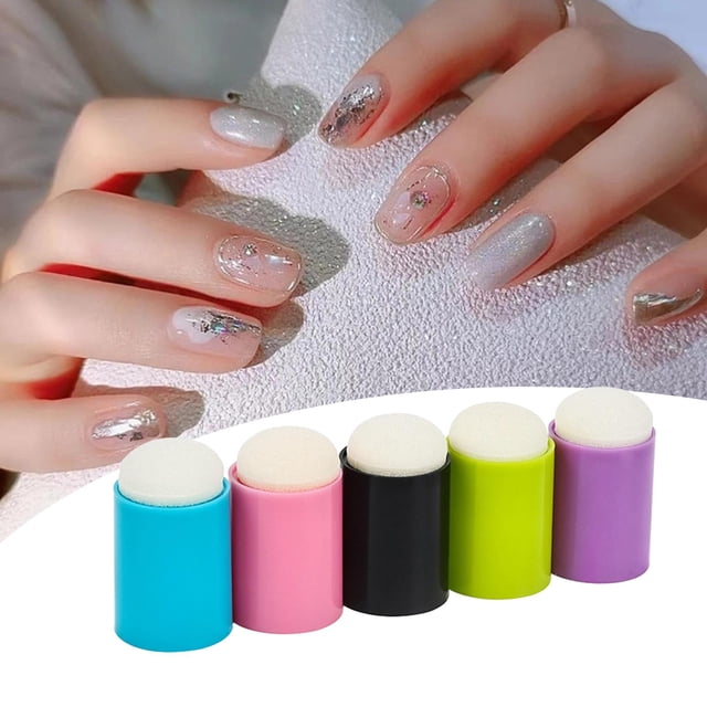 Daubers de Esponja para Dedos, Juego de Esponjas para Pintar con Los Dedos, Manualidades Duraderas para Niños Y Adultos Que Pintan Daubers DIY, para P 5 piezas