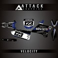 thumbnail image 3 of Attack Graphics Custom Velocity Complete Bike Graphics Kit for Yamaha YZ250 2017, 3 of 3