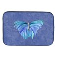 thumbnail image 1 of Carolines Treasures 8855DDM Butterfly on Slate Blue Dish Drying Mat, 1 of 1