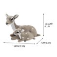 thumbnail image 5 of Realistic Mother & Baby Deer Ornament Handmade Resin Garden Statue with Lifelike Details Christmas Home Decor 5.51 Inch Spotted Fawn Sculpture, 5 of 8