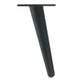 thumbnail image 1 of Pata de sofá Macarena forma metal para muebles repuesto para sofá 25cm Negro, 1 of 8
