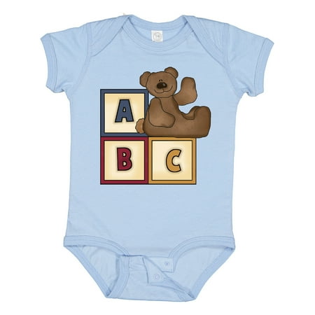 

Inktastic ABC BEAR Gift Baby Boy Bodysuit