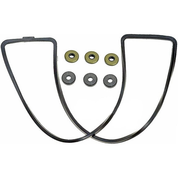 Seapple Tappet Cover Gasket W/Grommet Seals FIt Compatible with 1989-2002 12V Dodge Cummins 5.9 12V 24V Engine 3284623 4994848