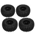 thumbnail image 2 of Juego de 4 neumáticos de goma delanteros y traseros RC y llantas de 6 radios para accesorios de coche ARRMA SENTON 1/10 RC, 2 of 10