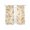Beige, variant on Tropical Leaves Sheer Curtains 72 Inch Length 2 Panels Set, Vintage Abstract Summer Leaf Voile Window Treatment Rod Pocket Curtains Sheers Drapes for Bedroom/Living Room/Kitchen 52"x72"x2