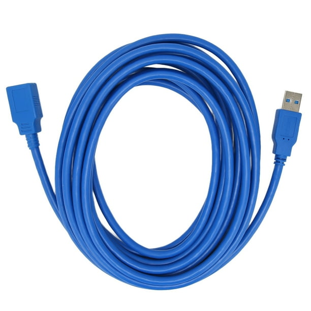 Cable de extensión USB 3.0 de 5 Gbps, transmisión de alta velocidad, 5 m, cable de extensión de datos portátil, ligero y de alto rendimiento para el hogar
