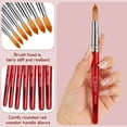 thumbnail image 5 of 8pcs acrylic nail brushes set kolinsky sable brush professional nail art brush for acrylic powder application nail extension (size 8/10/12/14/16/18/20/22), 5 of 7