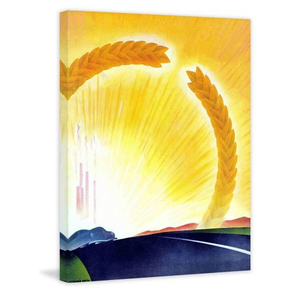 Marmont Hill Rays  Graphic Art on Wrapped Canvas