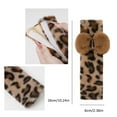 thumbnail image 3 of 2 Pack Seat Belt Cover Pad, Cute Plush Leopard Print Seatbelt Covers Seatbelt Shoulder for More Comfortable Driving, Plush Fluffy Soft Seat Belt Cover, Car Interior Accessories, 3 of 4