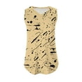 thumbnail image 5 of JSheng Tank Tops for Women 2025 Womens Fashion Print V-neck Casual Loose T-shirt Tank Tops Beige S, 5 of 5