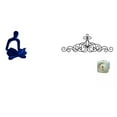 thumbnail image 1 of Escultura Abstracta De Pensador Humano Y Arte Floral De Pared De Metal, Decoración Para Oficina, Bar, Boda, Patio, Interior, Exterior, Porche, Valla, Colección, 1 of 8