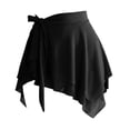 thumbnail image 4 of ZHOGXU Sheer Yoga Skirts For Womens With Built In Underskirt Elastic Waist Asymmetrical Tie Waist Ruffle Hem Party Club Wear, 4 of 4