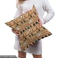 thumbnail image 4 of Ambesonne Egyptian Fabric by the Yard Upholstery, Egyptology Cartoon, 5 Yards, Multicolor, 4 of 4