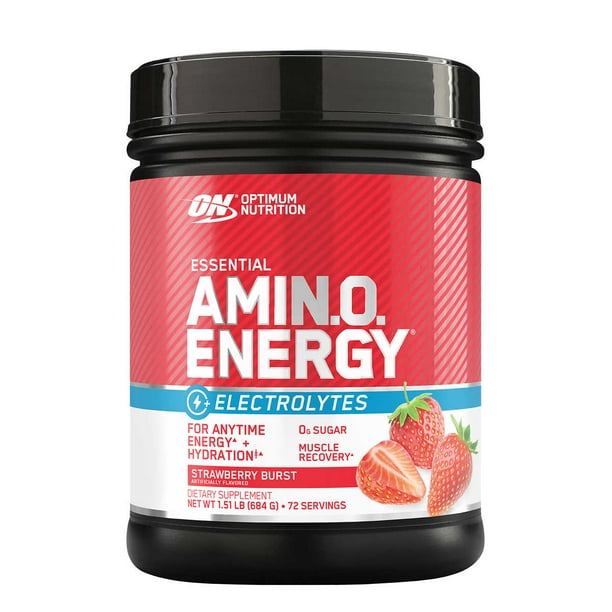 Optimum Nutrition Essential Amino Energy + Electrolytes, Strawberry