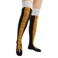 thumbnail image 4 of Novelty Funny Crazy Socks Chicken Leg Socks Womens Mens Knee-High Turkey Socks Funny Gifts, 4 of 6