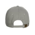 thumbnail image 2 of Daxton Classic 3D Varsity White Black Initial A to Z Letters Baseball Cap Dad Hat, LtGrey Hat Letter O, 2 of 2