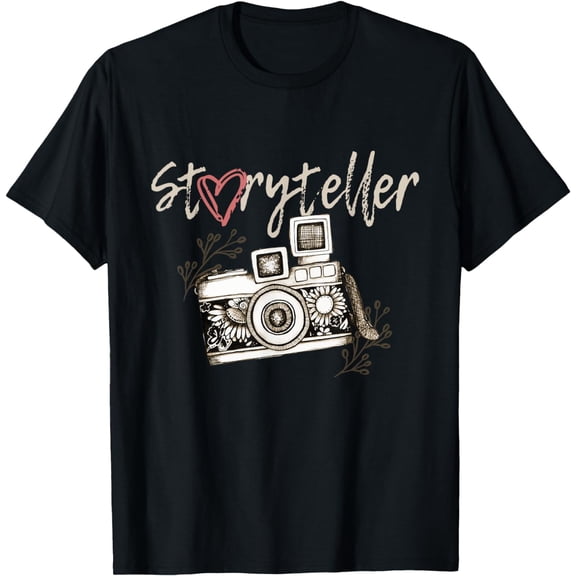 Storyteller Camera Photography Photographer, Cool T-Shirt mens t hirt men,black,women,misfits,journey ,boys