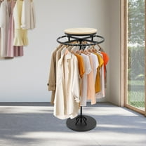 Round Clothing Rack, Clothing Display Rack, Floor-standing Garment Hanging Rack