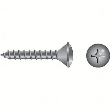 

SeaChoice 59604; #8 X 1-1/4 Phillips Head Oval Tapping Screw 6/ Bag (Pack Of 10)